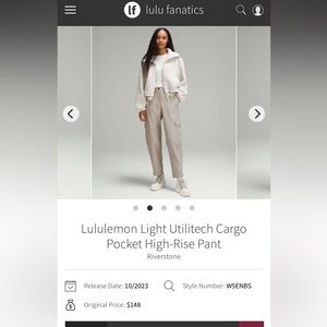 Lululemon Cargo Pant